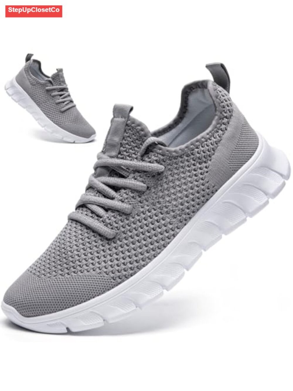 Lightweight Slip-on Walking Shoes Breathable Mesh Non-Slip Athletic Sneakers